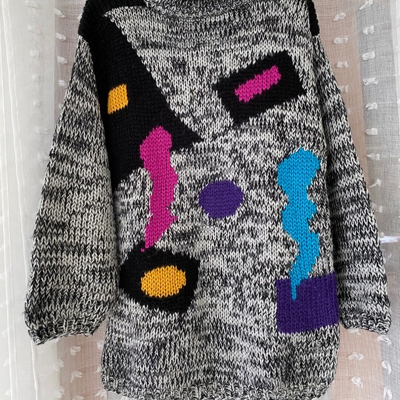 Vintage retro sweater (unisex style) - Picture 2 of 7